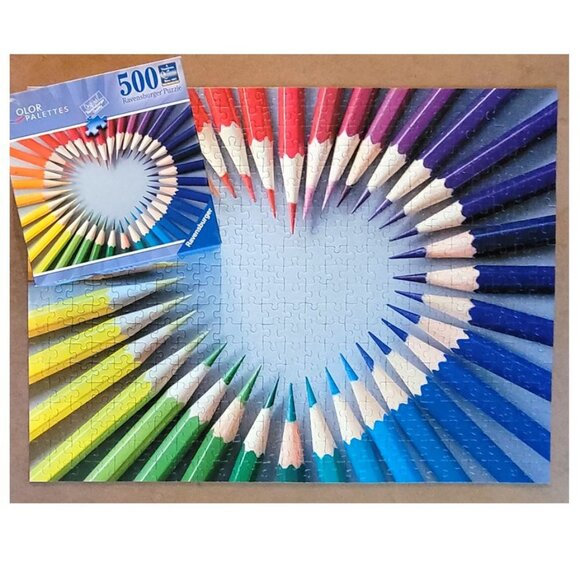 LOVE TO COLOR by Ravensburger JIGSAW PUZZLE 500 pieces - Picture 5 of 9